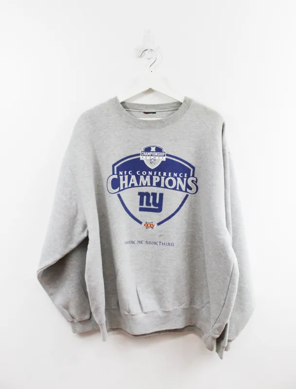 Vintage NFL 2001 New York Giants NFC Champs Crewneck sold by HG Vintage
