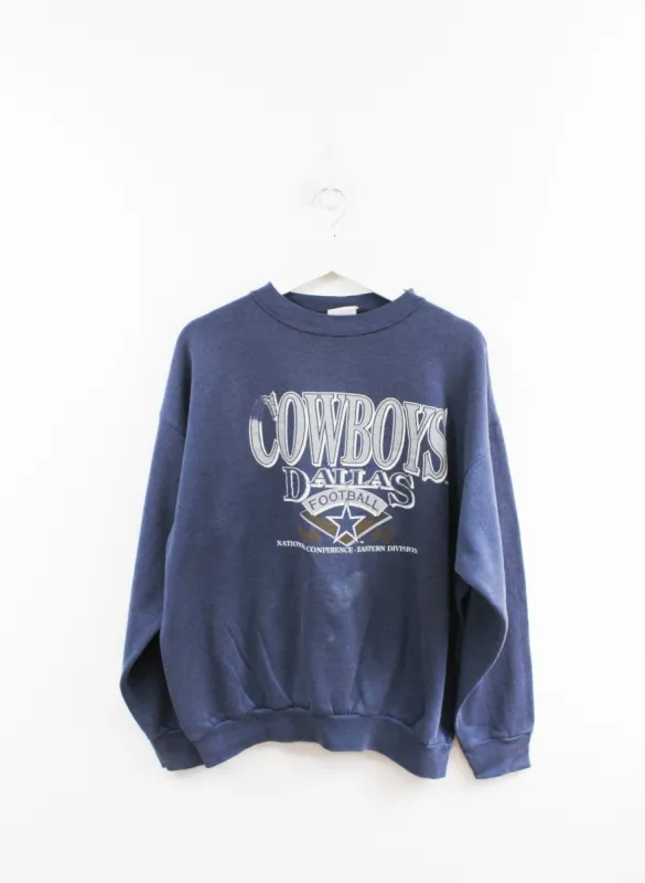Vintage NFL Dallas Cowboys  Script Crewneck sold by HG Vintage