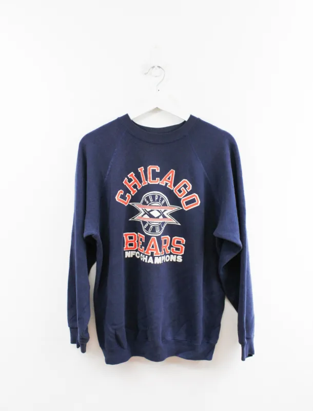 NFL Chicago Bears NFC Champ Graphic Crewneck sold by HG Vintage