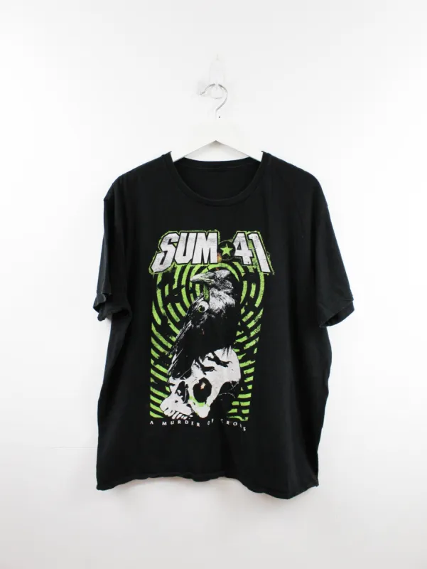 Sum 41 A Murder Of Crows Logo Tee made by HG Vintage