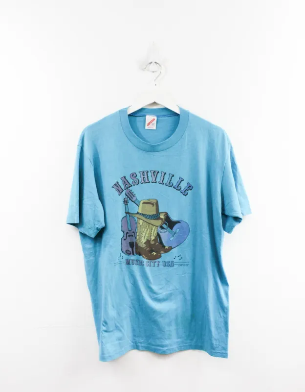 Vintage Single Stitch Nashville Music City Tee sold by HG Vintage