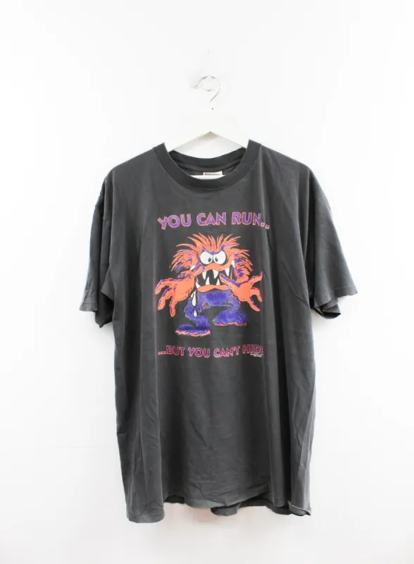 Vintage Single Stitch You Can Run But You Can't Hide Tee sold by HG Vintage