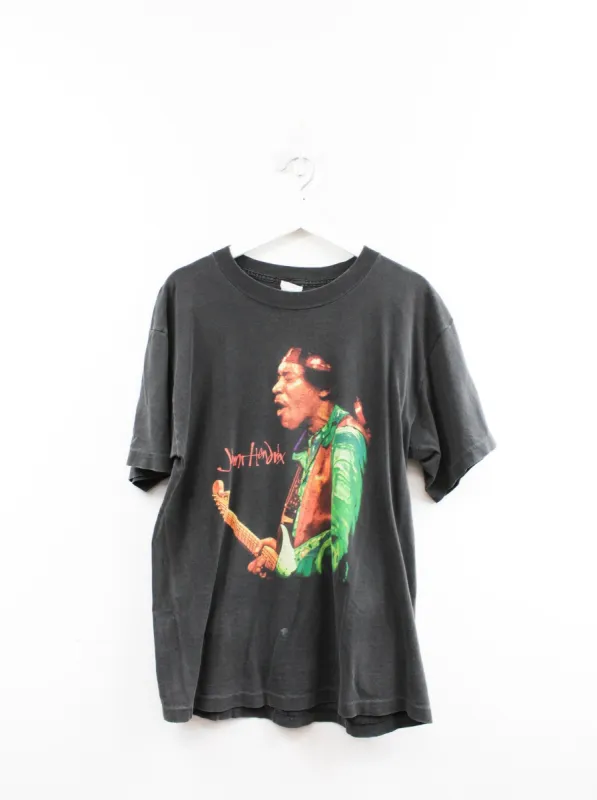 Vintage Single Stitch Jimi Hendrix Foundation Picture Tee sold by HG Vintage