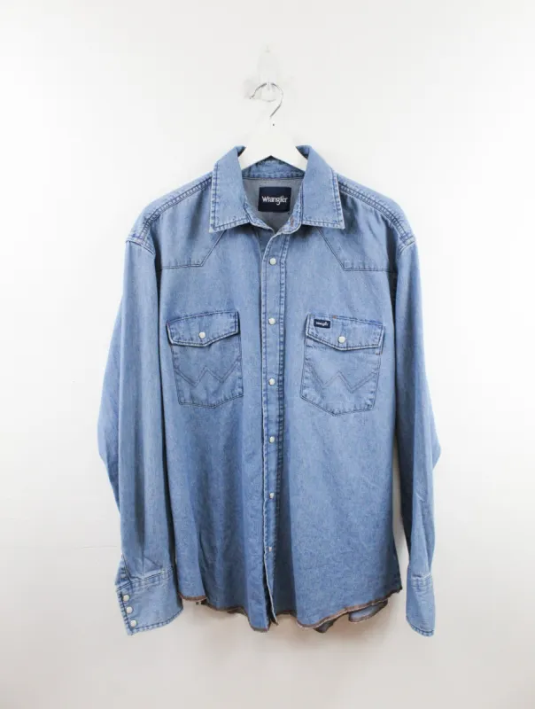 Wrangler Denim Western Shirt 2 sold by HG Vintage