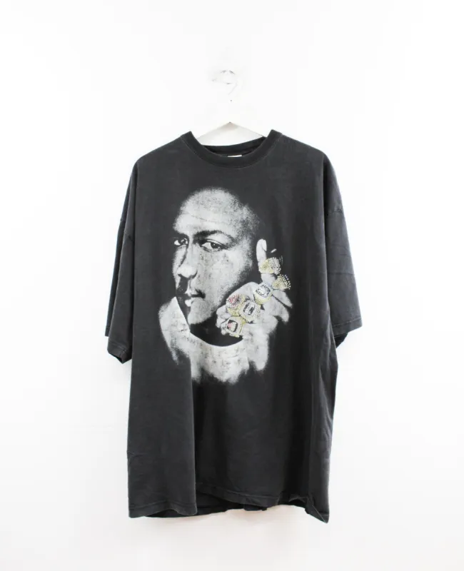 Vintage Michael Jordan & Rings Picture Tee sold by HG Vintage