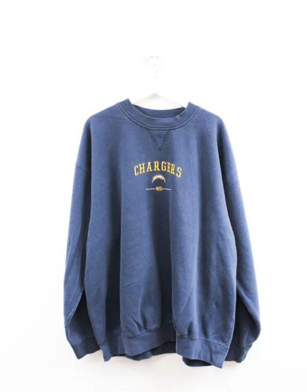 Vintage NFL San Diego Chargers Embroidered Logo Crewneck sold by HG Vintage
