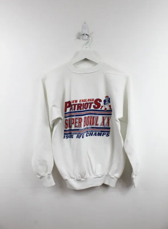 NFL New England Patriots 85' AFC Champ Crewneck sold by HG Vintage