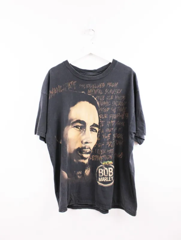 Bob Marley Side Profile Picture Tee sold by HG Vintage