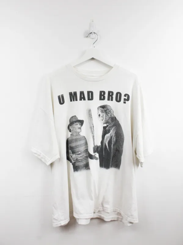Freddy & Jason You Mad Bro? Tee sold by HG Vintage