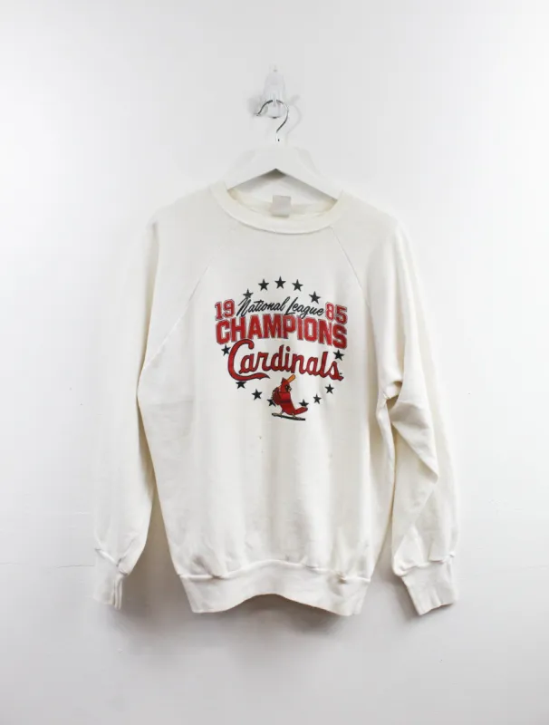 Vintage Logo 7 MLB 1985 St Louis Cardinals National League Champions Crewneck sold by HG Vintage