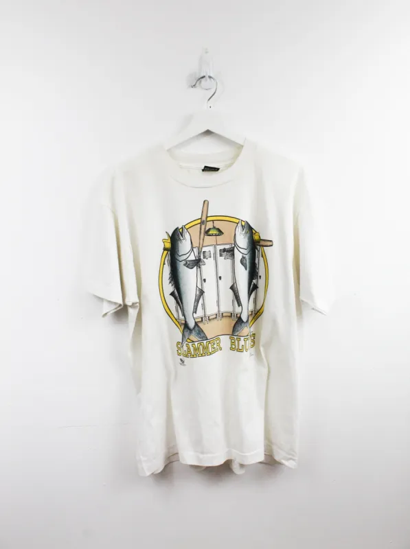 Slammer Blues Fishing Tee sold by HG Vintage