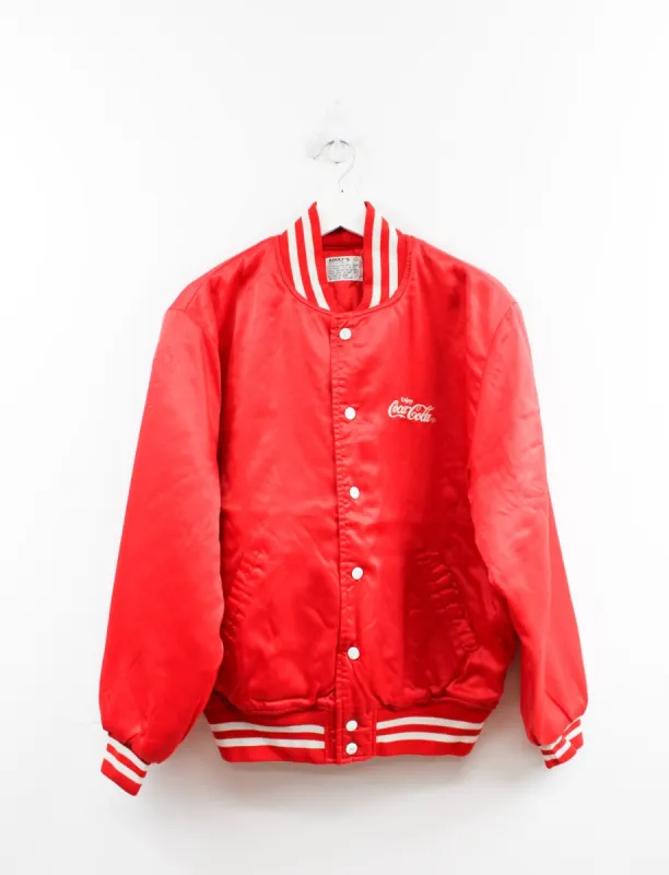 Vintage Coca Cola Satin Bomber Jacket sold by HG Vintage