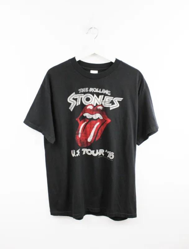 Rolling Stones Tour Reprint Tee sold by HG Vintage