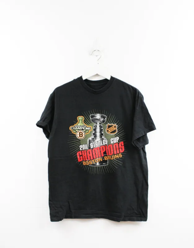 NHL Boston Bruins 2011 Stanley Cup Champions Tee sold by HG Vintage