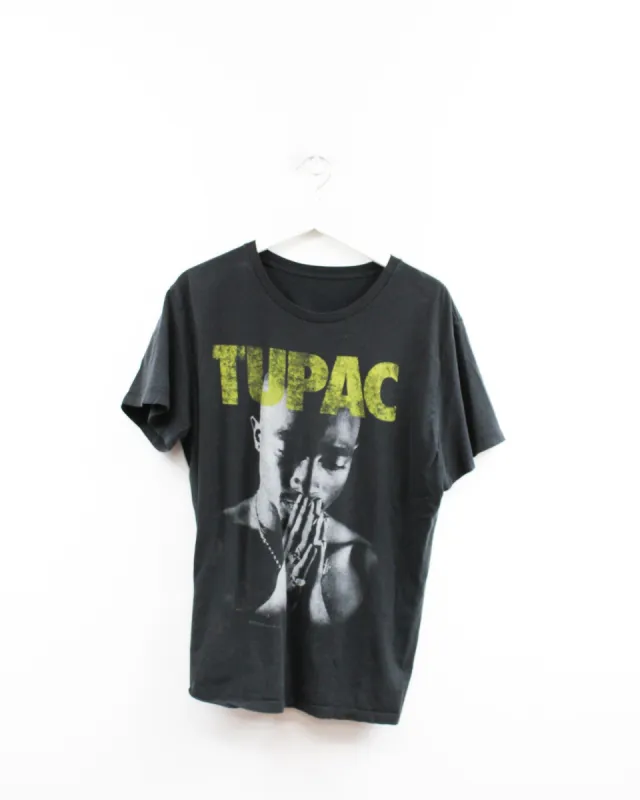 Tupac Picture & Script Tee sold by HG Vintage