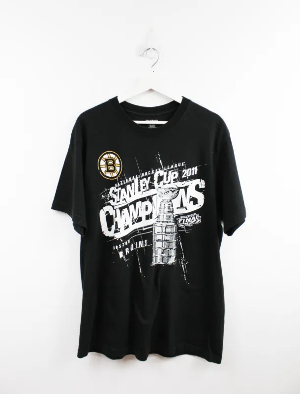 NHL Boston Bruins 2011 Stanley Cup Champs Tee sold by HG Vintage