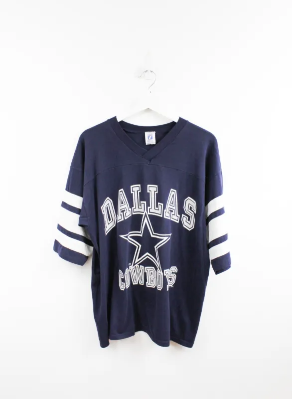 Logo 7 X NFL Dallas Cowboys Logo Jersey Tee sold by HG Vintage