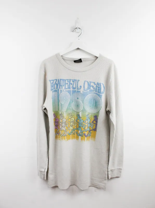 Grateful Dead Dancing Skeletons Long Sleeve Thermal Tee sold by HG Vintage