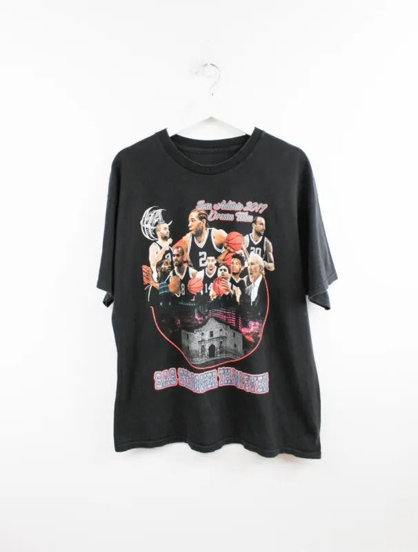 NBA San Antonio Spurs 2017 Dream Team Tee sold by HG Vintage