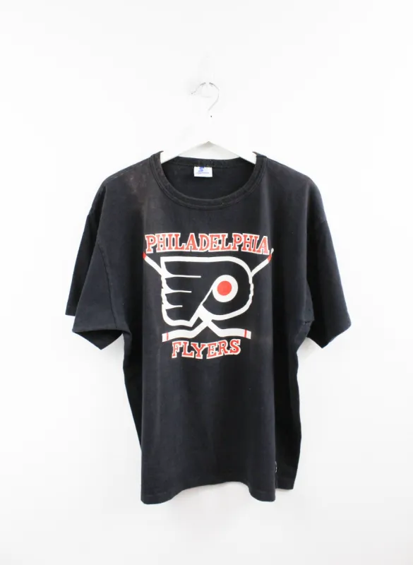 Starter X NHL Philadelphia Flyers Logo Tee sold by HG Vintage