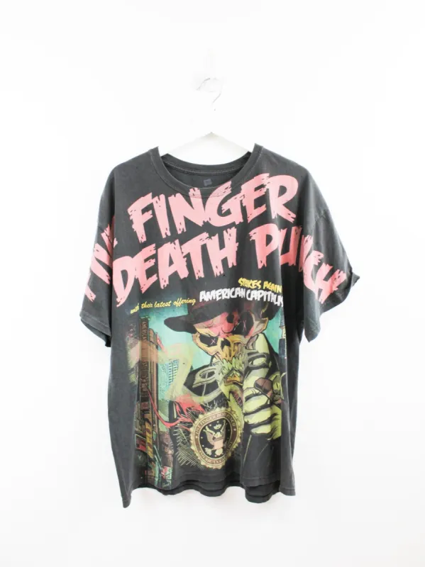 Five Finger Death Punch American Capitalist Tee made by HG Vintage