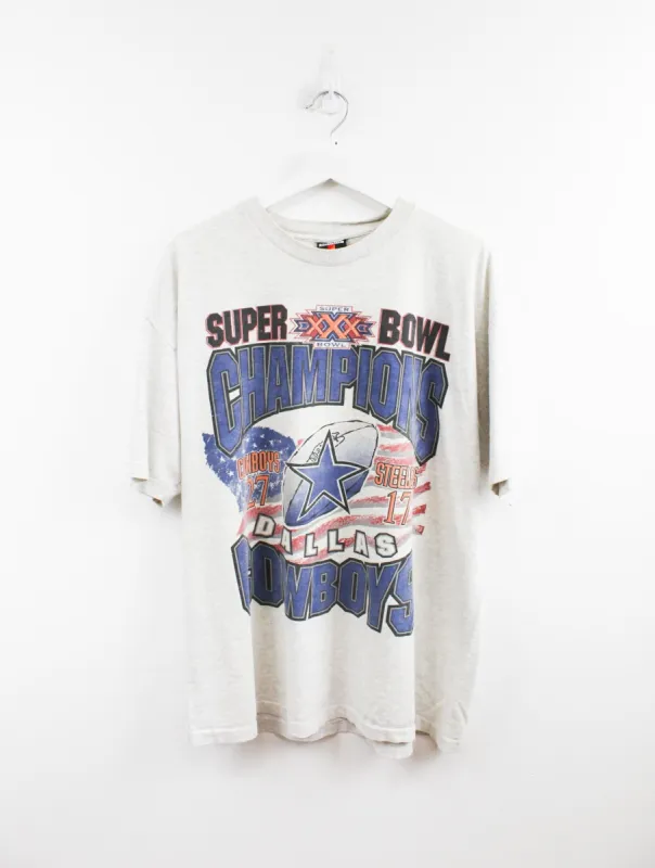 NFL X Dallas Cowboys Super Bowl 30 Champ Tee sold by HG Vintage