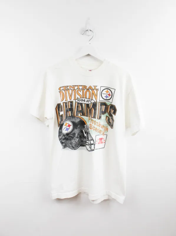 NFL Pittsburgh Steelers 94' AFC Champ Tee sold by HG Vintage