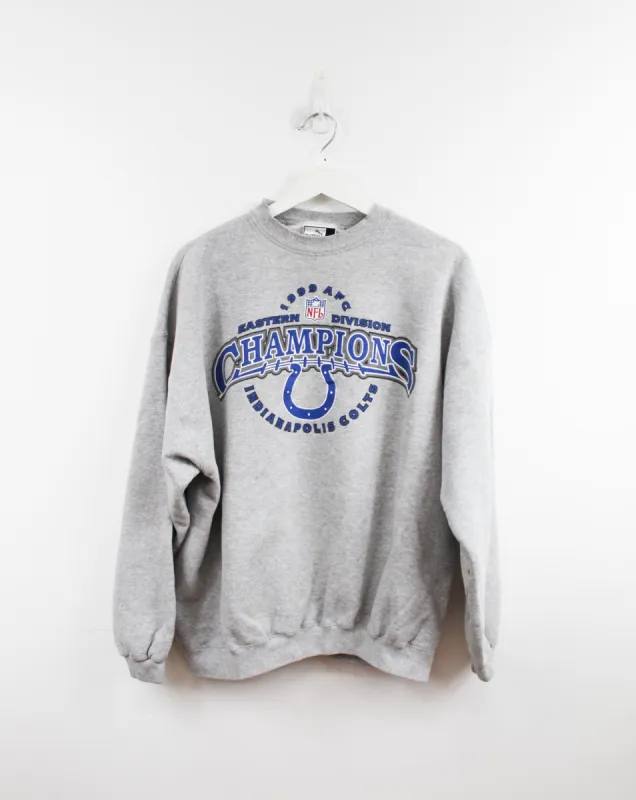 NFL Indianapolis Colts AFC 1999 Champ Crewneck sold by HG Vintage