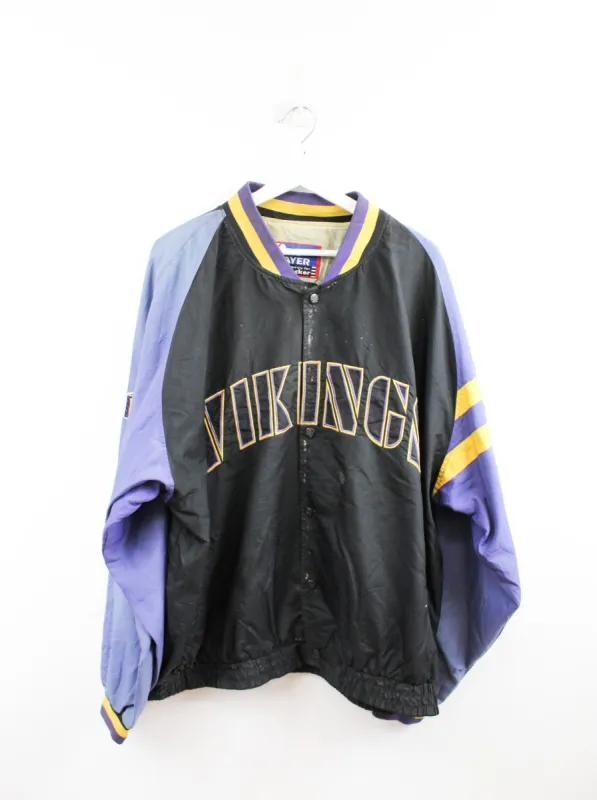 Pro Player X NFL Experience Minnesota Vikings Windbreaker sold by HG Vintage