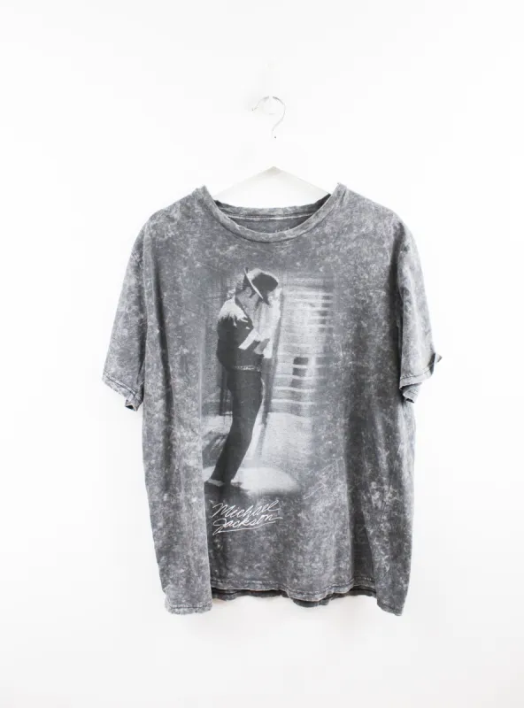 Michael Jackson Fedora Picture Tee sold by HG Vintage