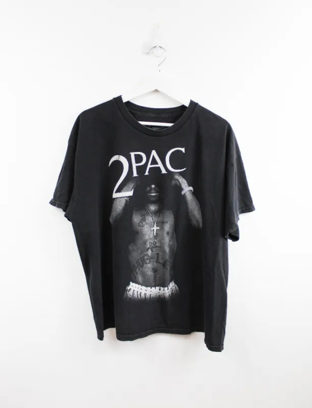 Tupac Thug Life Picture Tee sold by HG Vintage