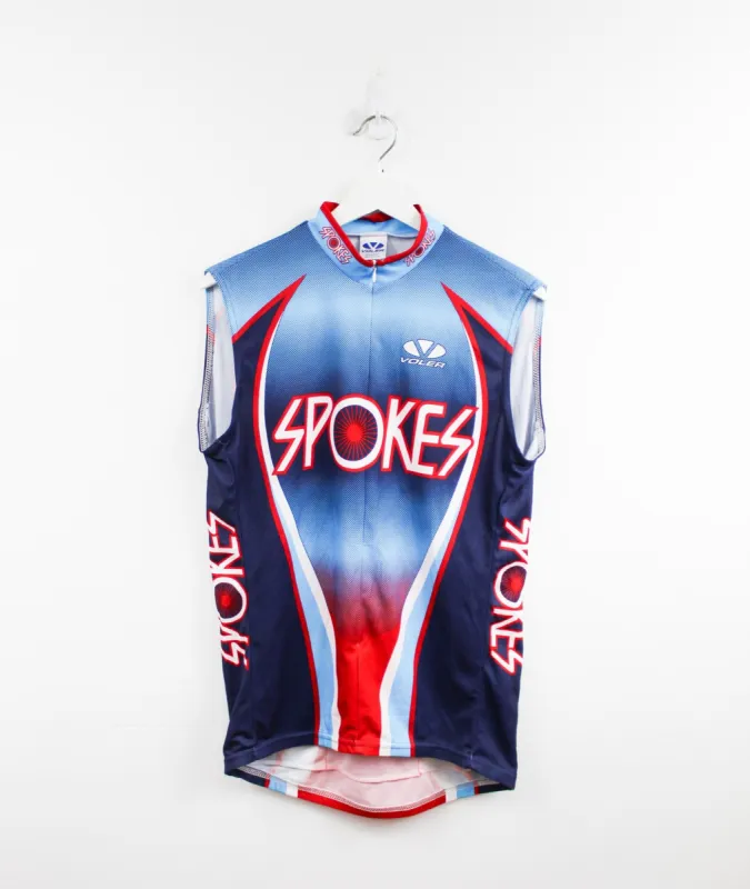 Spokes Sleeveless Cycling Jersey sold by HG Vintage