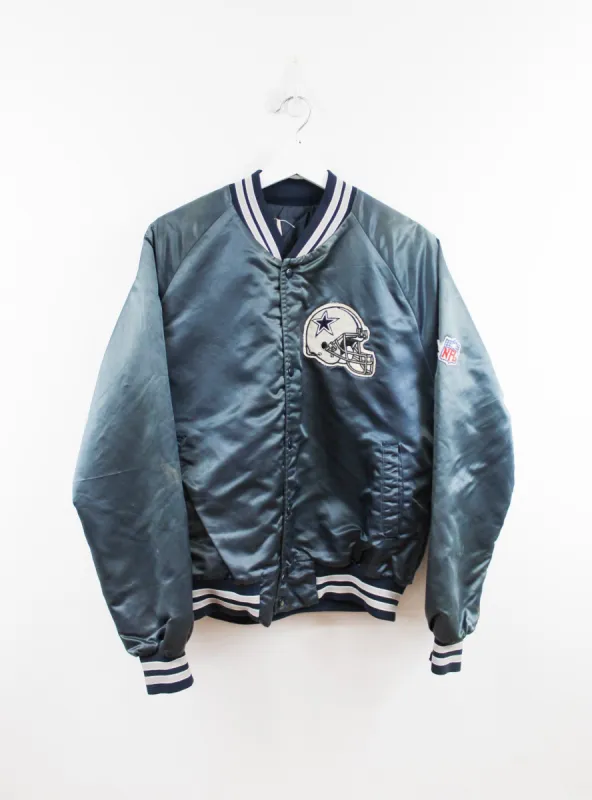 NFL Dallas Cowboys Satin Bomber Jacket sold by HG Vintage