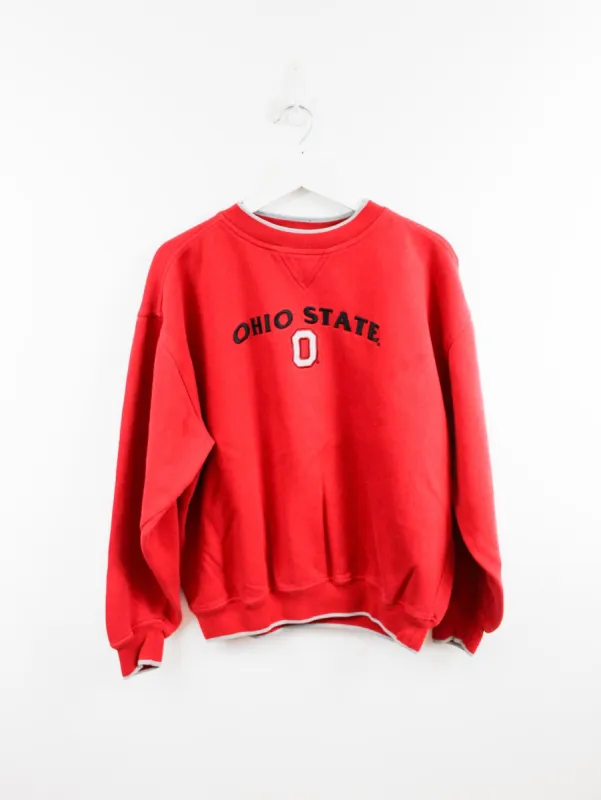 Ohio State Embroidered Logo Crewneck sold by HG Vintage