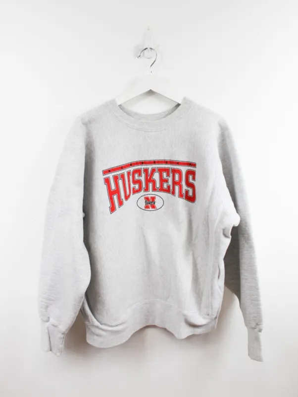 University Of Nebraska Cornhuskers Logo Crewneck sold by HG Vintage