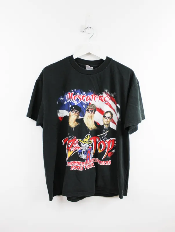 ZZ Top 2003 Tour Picture Tee sold by HG Vintage