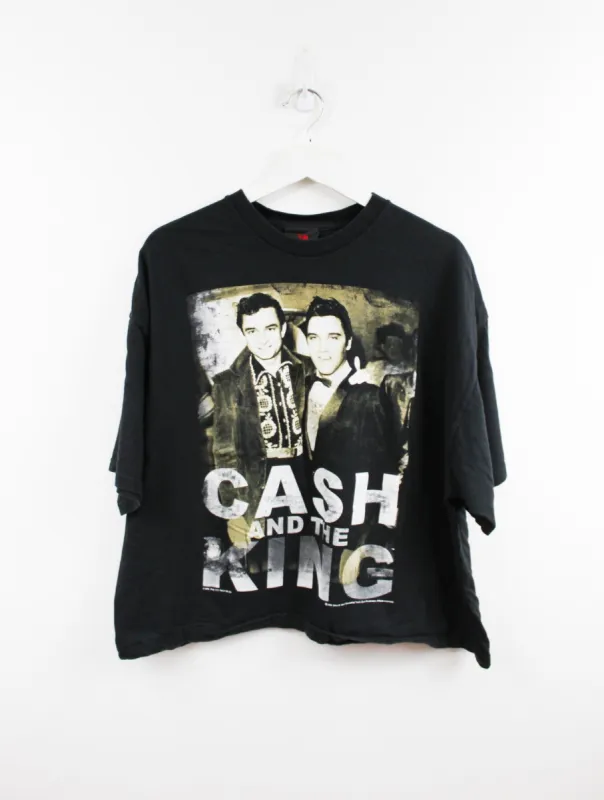 Cash & King Cropped Picture Tee sold by HG Vintage