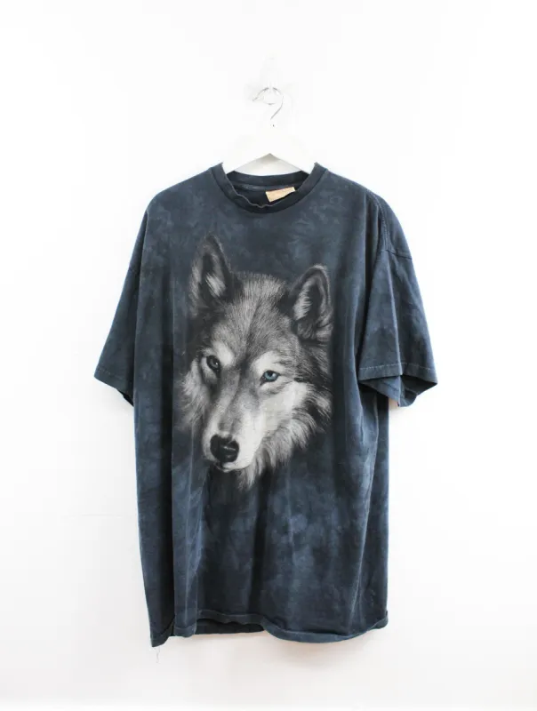 Vintage Blue Eyed Wolf Tee sold by HG Vintage