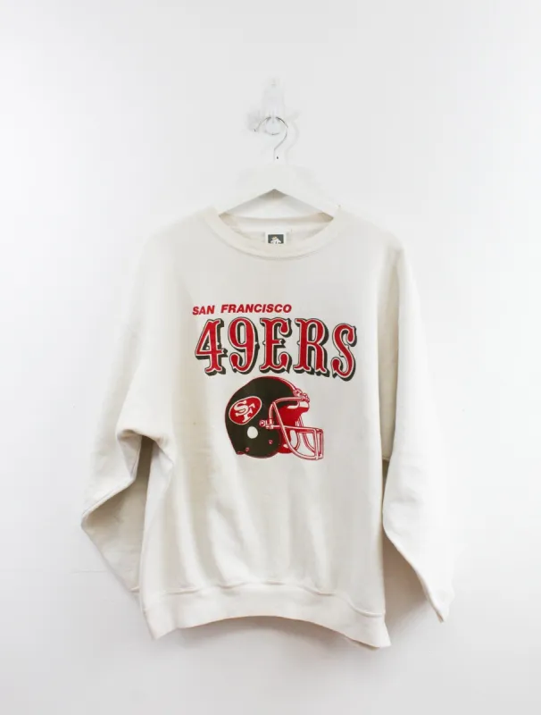 NFL San Francisco 49ers Logo Crewneck sold by HG Vintage