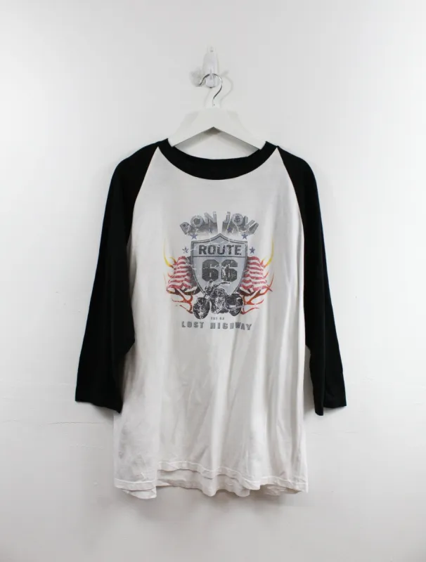 Vintage 07 Bon Jovi Tour Raglan Tee made by HG Vintage