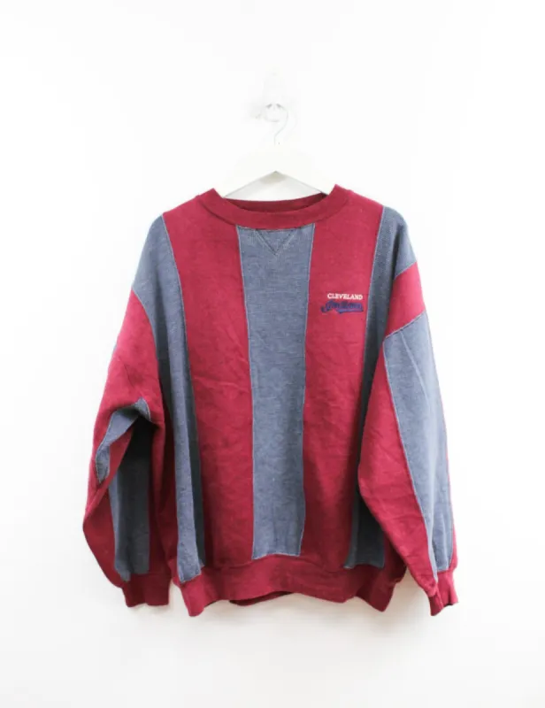 Vintage Cleveland Baseball Team Embroidered Script Crewneck sold by HG Vintage