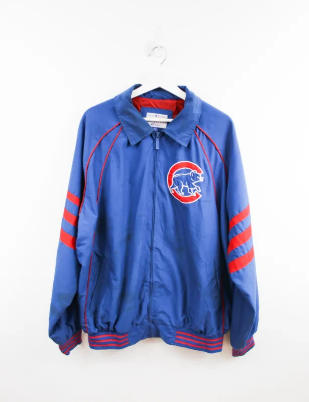 MLB Chicago Cubs Zip Up Windbreaker sold by HG Vintage