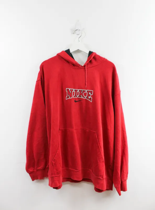 Nike Embroidered Script & Swoosh Hoodie sold by HG Vintage