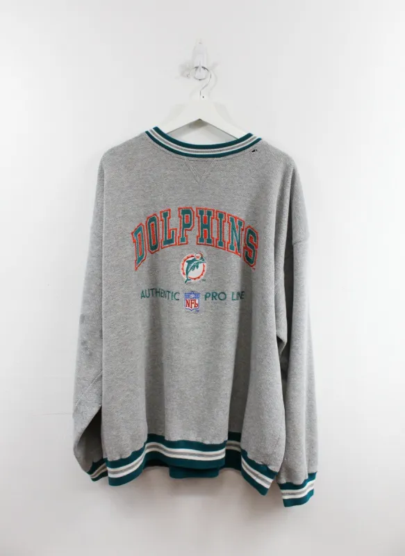 NFL Miami Dolphins Embroidered Crewneck sold by HG Vintage