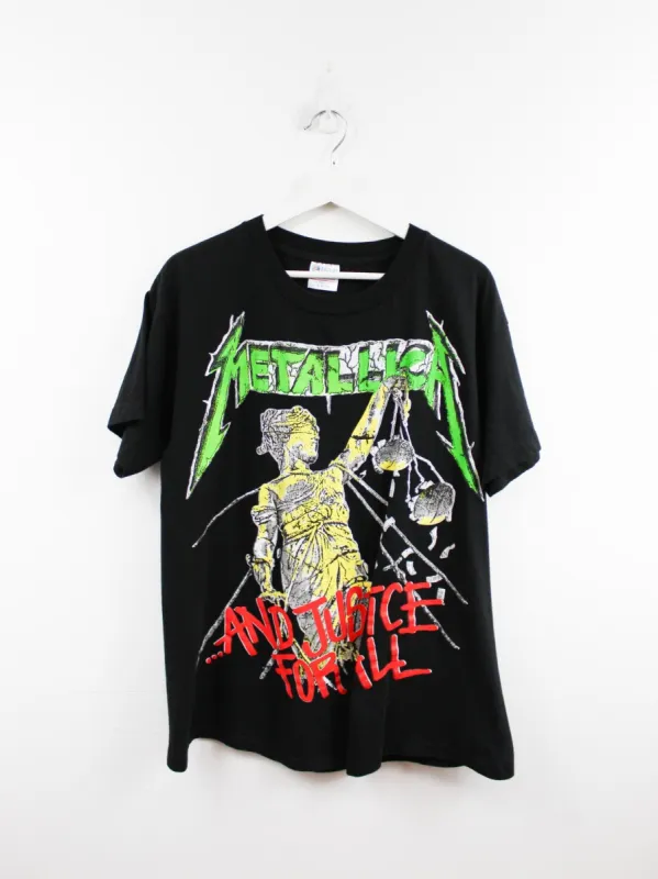 Vintage Metallica And Justice For All Bootleg Tee sold by HG Vintage