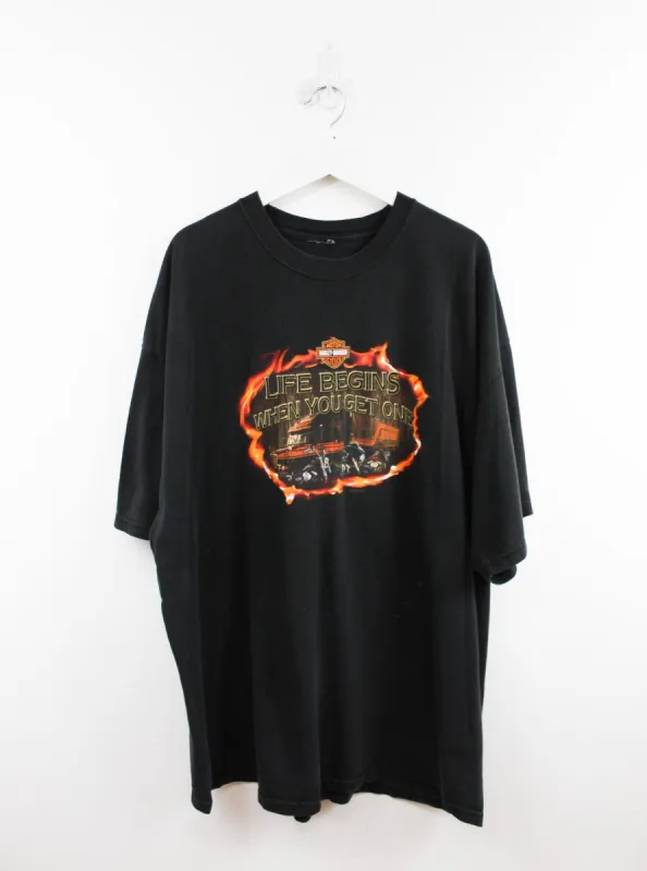 Vintage 2007 Harley Davidson Pittsburgh Life Begins Tee sold by HG Vintage