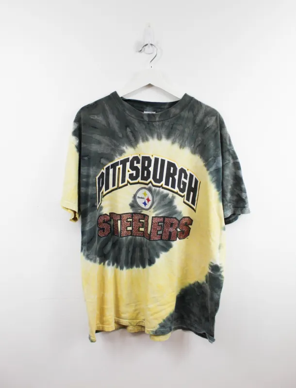 NFL Pittsburgh Steelers Tie Dye Tee sold by HG Vintage