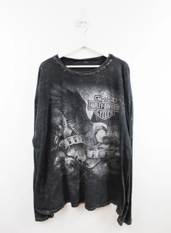 Harley Davidson Tampa Bay All Over Print Long Sleeve Tee sold by HG Vintage