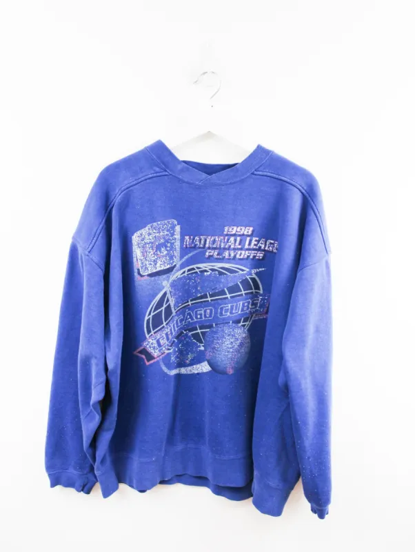 Starter X MLB 1998 Chicago Cubs Playoffs Crewneck sold by HG Vintage