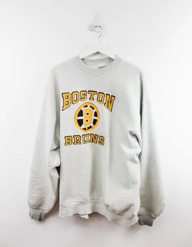 NHL Boston Bruins Logo Crewneck sold by HG Vintage